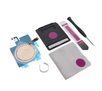 Diyeeni Bobina de Carga Inalámbrica NFC, Reemplazo para Teléfono iOS 17, Bobina de Panel de Carga Inalámbrica con Chip NFC con Cable Flexible y Herramientas de Reparación