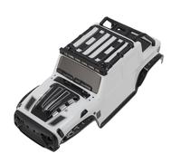 Diyeeni Carcasa de Coche RC para SCY 16103, Blanco | Carcasa de repuesto para coche RC 16103, cuerpo de plástico resistente, fácil instalación, con pegatina