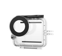 Diyeeni Carcasa Protectora Impermeable para Cámara de 60 M de Profundidad, con Cristal óptico Transparente y Revestimiento Hidrofóbico para 4.