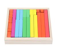 Diyeeni Coloridos Palos de Madera para Contar y Varillas de Cuisenaire para Niños a Partir de 3 Años - Varillas de Números Matemáticos, Manipuladores Matemáticos Prácticos para Contar, Sumar y Restar