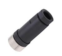 Diyeeni Conector NMEA 2000 N2K Instalable en Campo M12 Hembra de 5 Pines, Conector Marino para Redes Lowrance Simrad B&G Navico, Rosca Externa Impermeable IP67