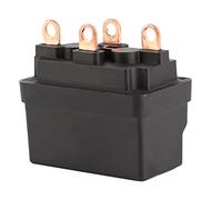 Diyeeni Contactor de relé de Solenoide de Cabrestante de 12V 120A Universal para Vehículos ATV UTV 4X4, Reemplazo de Acero Resistente para Cabrestante de Solenoide de 12V