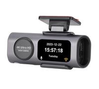 Diyeeni Dash CAM Delantera y Trasera, 4K Ultra HD+1080p Cámara del Tablero para Automóviles, GPS Incorporado, Mini Cámara de Automóvil, Aplicación, Visión Nocturna, Sensor G, Modo de