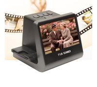 Diyeeni Escáner de Película para 35mm 126 110 Super 8 Diapositivas Digitalización de Restauración de Fotos Antiguas con LCD de 5 Pulgadas Memoria de 16GB para PC MacOS TV Wins