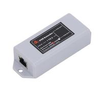 Diyeeni Extensor PoE de 1 Entrada y 2 Salidas IEEE 802.3af/at Repetidor PoE de 100 Mbps Divisor con Diseño Plug and Play para Montaje en Pared para Expansión de Red de 2 Cámaras IP