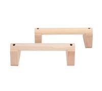 Diyeeni Flexiones Push Up Bars de Madera de Haya, 2 Unidades con Agarre