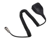 Diyeeni HM 219 Micrófono de Mano, Micrófono Cardioide Dinámico con Interruptor de Encendido y Apagado y Cable de 50 Cm para IcomIC 7300 IC-78 IC-718-7760 -7700-7610 -7200