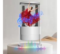 Diyeeni Holográfico 5D, Altavoz Bluetooth con Control de Aplicación WiFi para Visibilidad de 360 Grados de Alta Resolución, Imágenes Estéreo a Simple Vista para Mostradores