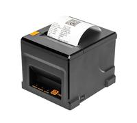 Diyeeni Impresora Rongta POS Impresora Térmica de Recibos USB de 80 Mm, Cortador Automático, Cajón de Efectivo con Soporte, Interfaz Ethernet Serie USB, parapara Mac para, Impresora
