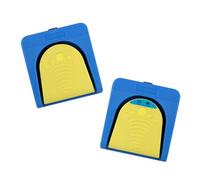 Diyeeni Interruptor de Pie de 2 Pedales, BT Inalámbrico y Interruptor Mecánico con Cable con Patrones Texturizados, para Equipos Clínicos, Programación de Juegos, Uso Industrial