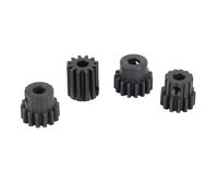 Diyeeni Juego de Engranajes de Motor de Coche RC M1 0.197 in Piñón Engranaje 12T 13T 14T 15T Ajuste 1/8 RC Coche, Acero de Aleación de Cromo Molibdeno, bajo Ruido, Reemplazo Duradero para SC Truck