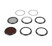 Diyeeni Kit de Filtros para Cámara, Diseño de Fijación Magnética con 6 Filtros Esenciales ND8 CPL Macro Star Soft Focus Ultra Violeta, para Cámaras sin Espejo LX10 G7X3 ZV1 RX100