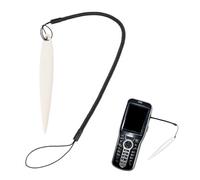 Diyeeni Lápiz óptico Resistivo, Lápiz de Pantalla Táctil Sensible a Prueba de Arañazos con Cuerda de Resorte Antipérdida, para Dispositivos de Pantalla Táctil Resistiva POS PDA (White)