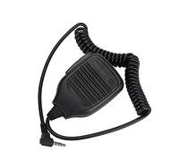 Diyeeni Micrófono de Altavoz de Mano,Micrófono de Altavoz Walkie Talkie de 3.5 mm con Alambre de PU para Baofeng/Yaesu,Altavoz de micrófono de Radio bidireccional para la policía,Conducción,Patrulla