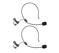 Diyeeni Micrófono de Diadema Unidireccional Mini Micrófono con Conector de 3,5mm Cable de 1,05 M para Grabación de Enseñanza de Puesta en Escena