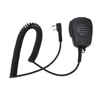 Diyeeni Micrófono de Radio Portátil con Conector de 3,5 Mm, Micrófono de Altavoz con Conector K de 2 Pines para TK3400U4P TK3400U16P TK3402U16P para RT17 RT18 RT19 RT21 RT22 RT22S para