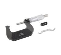 Diyeeni Micrómetro Exterior 25-50mm, Acero Al Cromo Vanadio, Bloqueo | Instrumento de medición con graduación de 0,01 mm, para medición de longitud de precisión