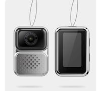 Diyeeni Mini Cámara de Llaves - 1080p HD Tiny Retro Mini Camera con Tarjeta de 32 GB, Pantalla de 0.96 Pulgadas y 3 Filtros, Cámaras Compactas de Micro Bolsillo para Viajes, Concierto, (Grey)