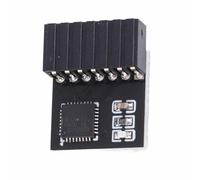 Diyeeni Módulo de seguridad de cifrado TPM 2.0, SPI de 14 pines para placa base ASUS, almacenamiento seguro, fiable y práctico