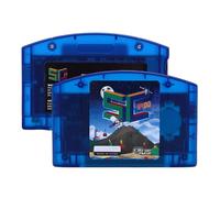 Diyeeni para Cartucho de Juego N64, Cartucho de Juego de Código Abierto con Tarjeta SD de 16 GB, Admite Juegos de hasta 64 MB para para S para GB para GBC para SMS para GG para (azul