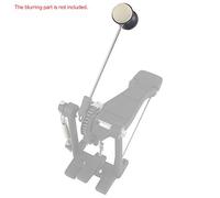 Diyeeni Pedal de Tambor de Acero Inoxidable con Cabezal de Fieltro de Lana Accesorio de Instrumento de Alta Calidad para Baterista Negro + Plata 1 Pieza 21,4 * 5,2 * 3,9 Cm Bebé Niño