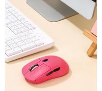 Diyeeni Ratón Inalámbrico, Diseño Portátil Ergonómico con Conectividad 2.4G y BT, 3 Niveles de dpi Ajustables 1000 1200 1600, Silencioso para Manos Pequeñas Medianas, para Wins Linux PC (Rosa