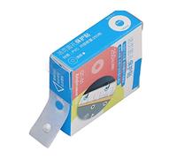 Diyeeni Refuerzos de Agujeros para Perforadora de PVC, 250 Etiquetas de | Pegatinas de refuerzo redondas con diámetro interior de 6mm y exterior de 15mm, para manualidades DIY, sellado de sobres,
