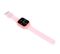 Diyeeni Reloj Inteligente 4G para Niños, Pantalla Táctil de 1,44 Pulgadas, IP65, Vídeo Resistente Al Agua, Llamada LBS, Ubicación, Alarma SOS, Reloj Inteligente para Niños con Cámara y WiFi (Rosada)