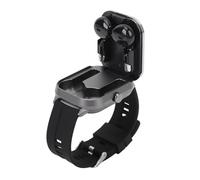 Diyeeni Reloj Inteligente D8 Pro con Auriculares para Hombres y Mujeres, Pantalla Táctil HD de 2,01 Pulgadas, Reloj BT 2 en 1 con Modo Deportivo, Control Remoto de Cámara, (Plata con