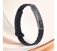Diyeeni Smart Health Wallband, Actividad Portátil y Rastreador de Ejercicios con Aplicación para el Modo de Deportes Múltiples, Mejorar el Sueño, el Estrés y el Bienestar, la Llamada de (Black)