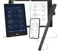Diyeeni Tablero de Escritura con Bolígrafo Inteligente Digital Configure Papel para Tomar Notas Digitales Sincronice en Tiempo Real Notas Escritas a Mano con Texto Editable con Soporte