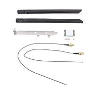Diyeeni Tarjeta WiFi 8265NGW AC 1200Mbps Banda Dual 2.4GHz 5GHz Tarjeta Inalámbrica de Interfaz M.2 con BT 4. para Wins 7 8 10 (Soporte de Antena Externa)