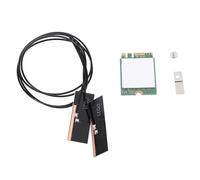 Diyeeni Tarjeta WiFi 8265NGW AC 1200Mbps Banda Dual 2.4GHz 5GHz Tarjeta Inalámbrica de Interfaz M.2 con BT 4. para Wins 7 8 10 (Antenas integradas)