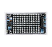 DIYer Music Spectrum - Juego de práctica de soldadura de luz LED con placa de circuito y carcasa para proyectos de aprendizaje, juego de práctica de soldadura, tablero de entrenamiento de electrónica