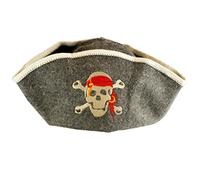DIYer - Sombrero para sauna - sombrero motivo"pirata" - 100% algodón - gorra de fieltro para sauna