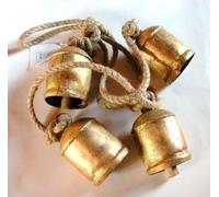 diyfixlcd Handicrafts - Campanas de vaca gigantes colgantes de metal rústico Shabby Chic