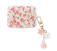 DiyGody - Funda compatible con AirPods Pro 3 con colgante | Coque avec Joli Motif de Fleur Lys Rose pour femmes Étui Protection de TPU transparente Anti-polvo antigolpes