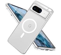 DiyGody Funda Magnética para Google Pixel 7 6.3 Pulgada con HaloLock, Imanes Incorporados Compatible con MagSafe,Carcasa Protectora Transparente de TPU Acrílico Antideslizante Antigolpes Anti-Arañazos