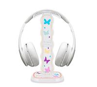 DiyGody Soporte para Auriculares y Cascos Universal en Mesa, Stand para Headphone en Acrílico con Diseño de Mariposas, Soporte Auriculares Compatible con AirPods MAX, Sony, Bose, Shure, Philips, AKG