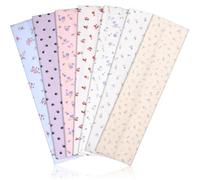 DiyJibb Diademas para mujer, bandas elásticas de algodón suave y antideslizantes para el cabello para deportes, entrenamiento, yoga y correr, 7 piezas