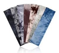 DiyJibb Diademas para mujer, elásticas, antideslizantes, de tela de algodón suave, para deportes, entrenamiento, yoga y correr, 7 unidades