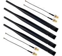 DIYmalls 868 MHz Antena Lora 5dBi Conector SMA Dede 195mm + Cable Hembra SMA para Meshtastic ESP32 Lora 32 V3 HTCC-AB02S LoRa32u4II Mesh Node T114 (4 Unidades)