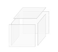 Diymnhaus - Kit de cubierta antipolvo para casa de muñecas, accesorio de cubierta transparente para muebles de hogar en miniatura, perfecto para usar solo con este producto (más allá del bosque)