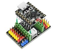 diymore 1 Juego de Placa de Desarrollo ESP32-C3 Super Mini + Mini Placa de expansión ESP32-C3, Placa de Desarrollo Wi-Fi y Bluetooth, cabecera de Pin sin soldar