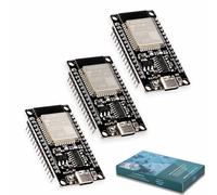 Diymore 3 Piezas para ESP32 Placa de Desarrollo Nodemcu para ESP32 NodeMCU módulo USB-C 2,4 GHz WLAN WiFi Bluetooth CH340 Chip