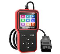 diymore Herramienta de diagnóstico automotriz multifuncional V620 OBD2, herramienta de diagnóstico de pantalla TFT a color de 2.8 pulgadas, lector de código de error con función de prueba de batería