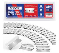 DIYSELF Cuchillas de afeitar de un solo filo, 100 cuchillas, cuchillas de afeitar para raspador de afeitar, cuchillo utilitario, cuchillas de afeitar resistentes de un filo, cuchillas de afeitar de