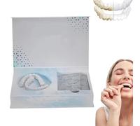 Diystar Dentaduras Moldeables, Diystar Silicone Denture, Silicone Reline Denture Set, Upper and Lower Denture Reline Kit for Men and Women (1pcs)