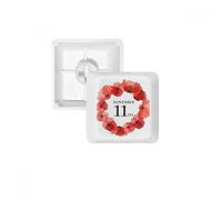 DIYthinker Amapola de maíz Garland Remembrance Day UK PBT Nombres de Teclas de Teclado mecánico Blanca OEM No Marcado Imprimir R2