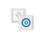 DIYthinker América del Emblema del Partido Democrático Teclas Azul Pbt para Teclado Mecánico Blanco OEM Sin Marca De Impresión